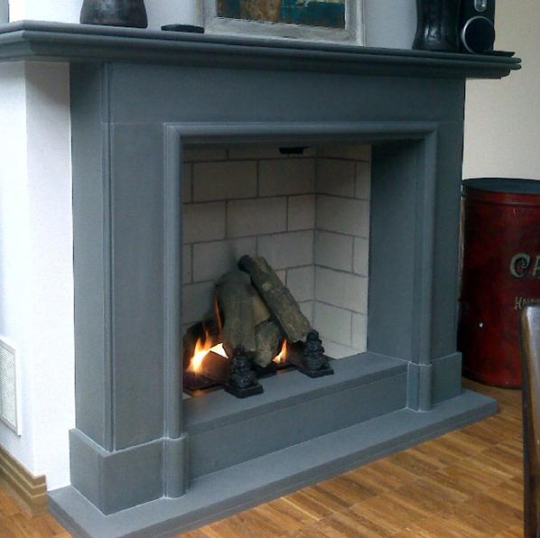 Geschlossene und dekorative offene Gaskamine